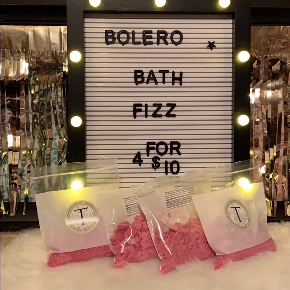 BOLERO , Bath fizz , crumbs ( NEW ),